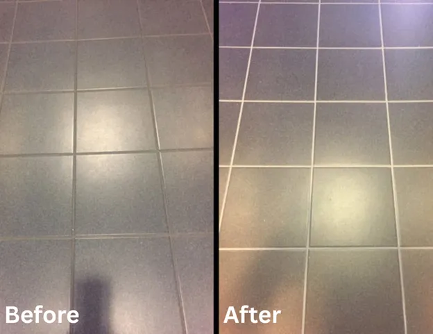 Restored commercial concrete floor Amarillo warehouse after professional sealing